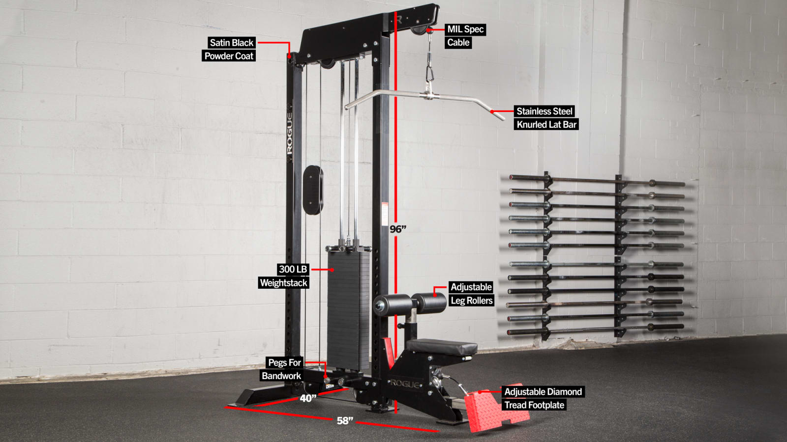 Monster Lat Pulldown/Low Row (Stand Alone)